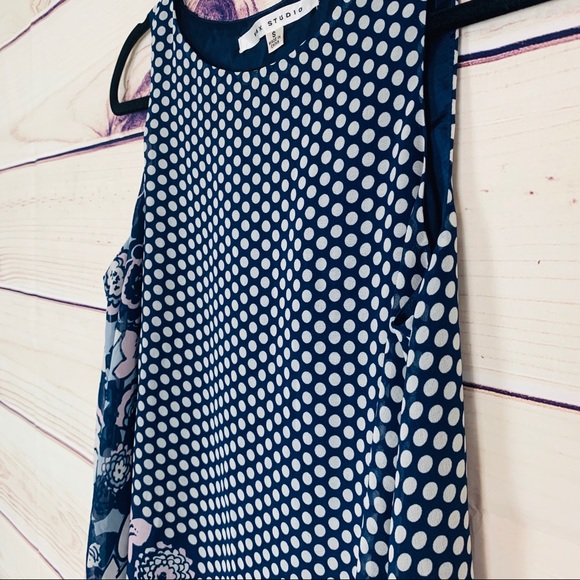 Max studio blue floral shift dress nwot - Picture 5 of 7